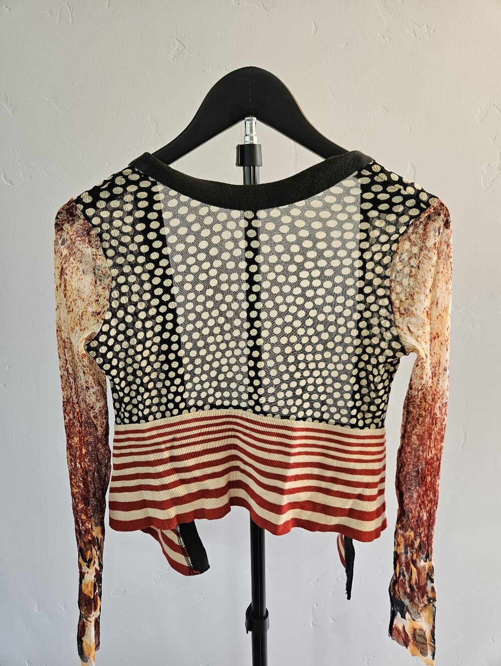 Vintage Jean Paul Gaultier Maille sheer mesh cardigan - Picture 7 of 8